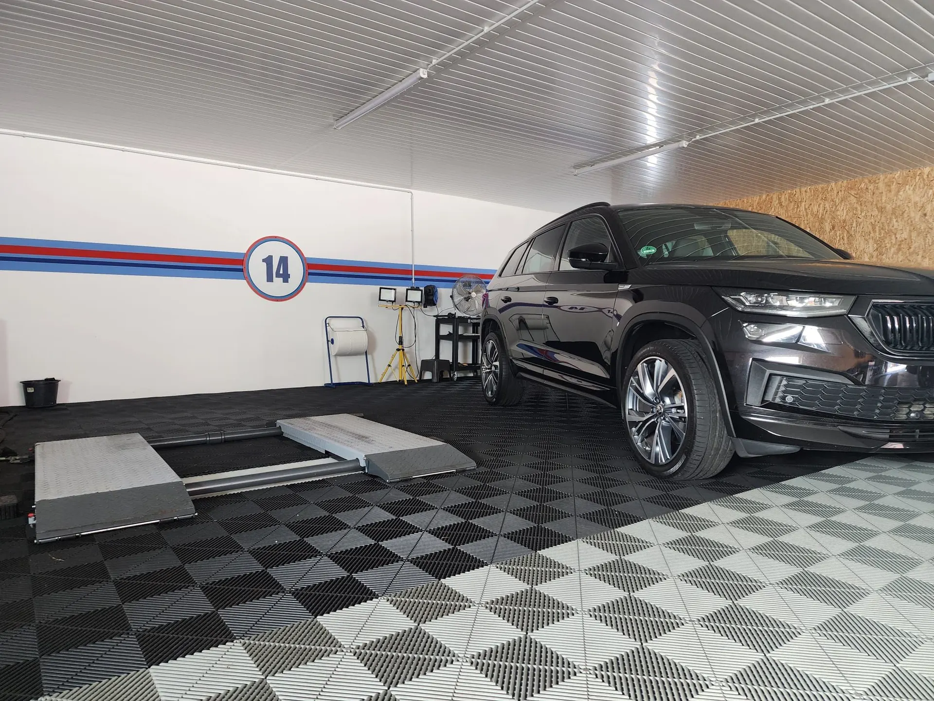 Aufbereiteter Skoda Kodiaq in der Halle